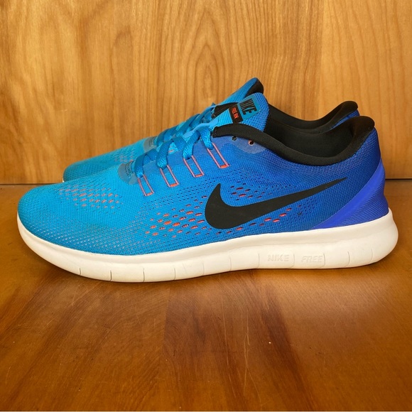 Womens 8.5 Nike Free RN Athletic Shoes Blue SEF0724 - Picture 3 of 8